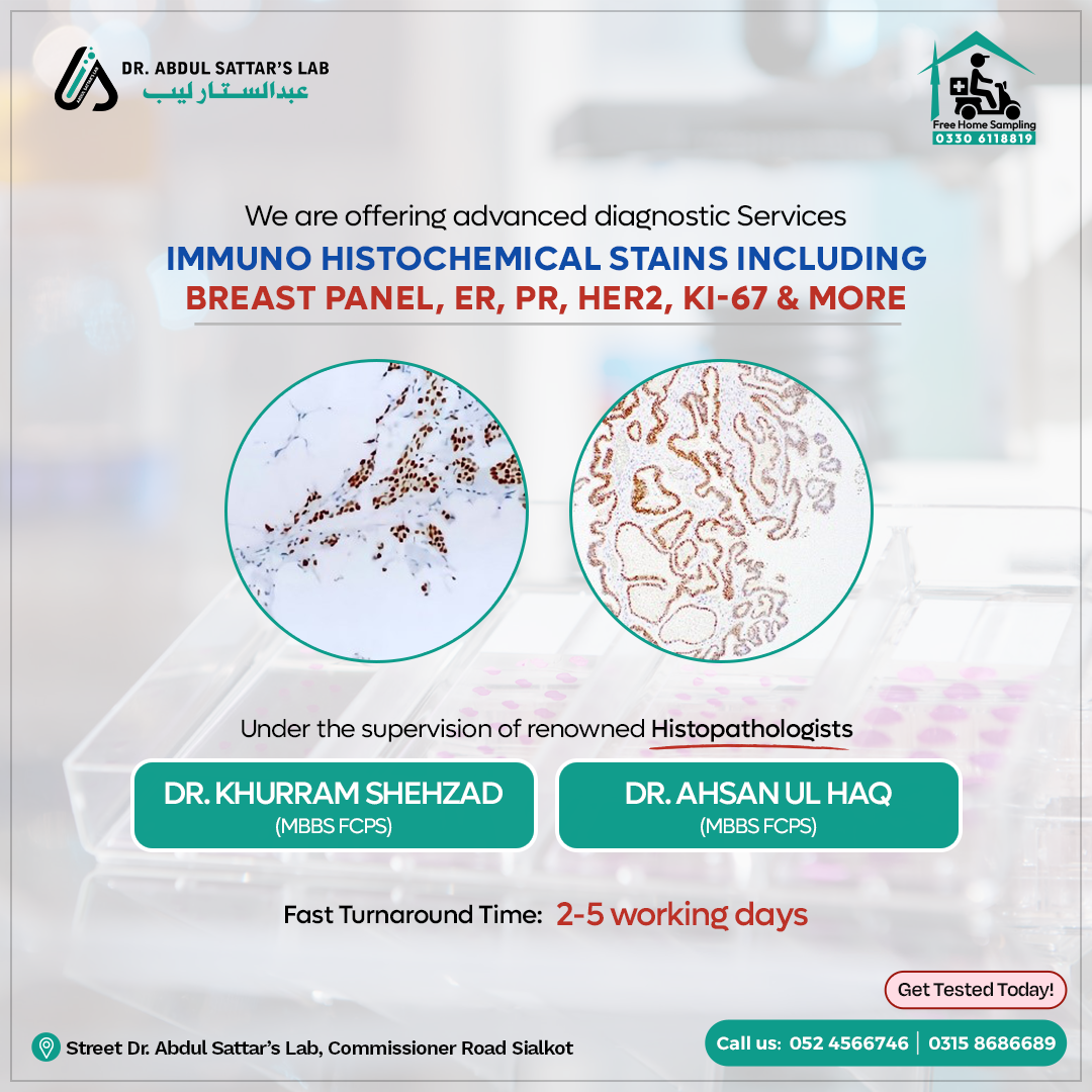 Punjab's Leading Diagnostic Lab | Dr. Abdul Sattar's Lab